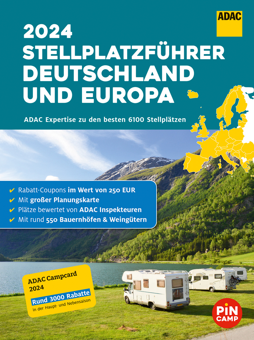 Guida Ai Parcheggi Di ADAC 2024 Germania Ed Europa Berger Camping