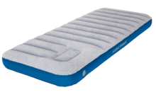 High Peak Air bed Cross Beam Extra Long air bed with integrated pump light gray / blue