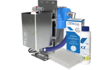 Solution complète d'hygiène de l'eau pour les réservoirs jusqu'à 100 L comprenant une unité UV / un filtre / un conservateur d'eau WM Aquatec