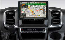 Navigationssystem  INE-F904DU8 mit 9-Zoll Touchscreen für Ducato 8, 1-DIN-Einbaugehäuse, DAB+, Apple CarPlay und Android Auto Unterstützung und mehr