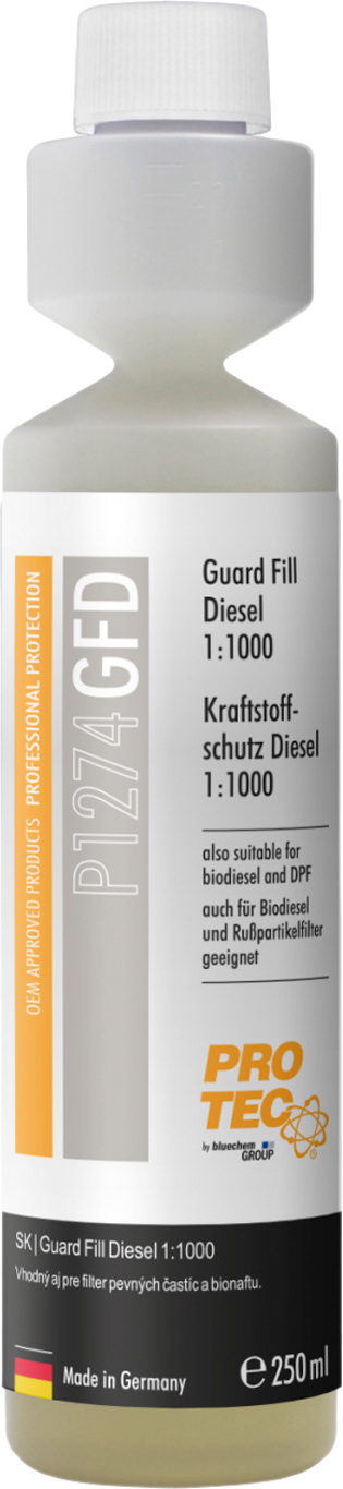 ProTec Guard Fill Diesel Reinigungsflüssigkeit für Dieselsysteme 250 ml