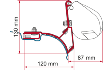 Fiamma Kit VW T5/T6 Markisenadapter Dachmontage