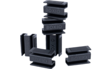Boxio Clip 6 Stück Zubehör Trenntoiletten / Aufbewahrungsboxen schwarz