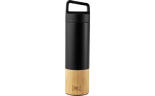 Rebel Outdoor Isolierflasche mit Teesieb 530 ml bambus schwarz