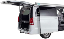 Mosquito net VanQuito MB V-Class from 2014, Vito rear