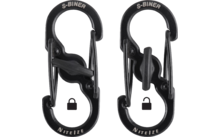 Nite Ize S-Biner MicroLock - schwarz, 2 St.