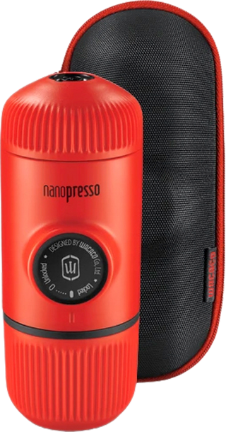 Wacaco Nanopresso inklusive Schutzhülle lava rot