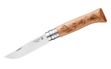 Opinel N°08 Gravure Sport coltello da tasca con incisione Lunghezza lama 8,5 cm