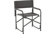 Silla plegable con reposabrazos Wecamp Pento 52 × 55 cm gris oscuro