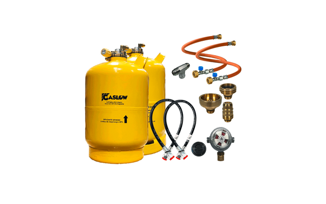 Kit Double Cylindre Gpl Gaslow Avec Goulotte De Remplissage Kg Et