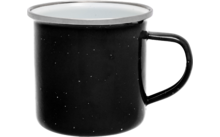 Origin Outdoors Emaille Tasse 360 ml schwarz