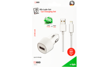 2GO KFZ Ladeset für Apple 12/24V