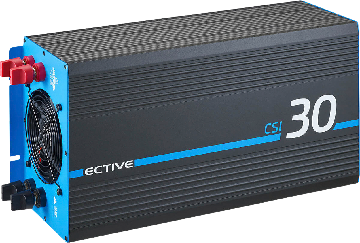 ECTIVE CSI 30 3000W/12V Sinus-Wechselrichter mit Ladegerät, NVS- und USV-Funktion