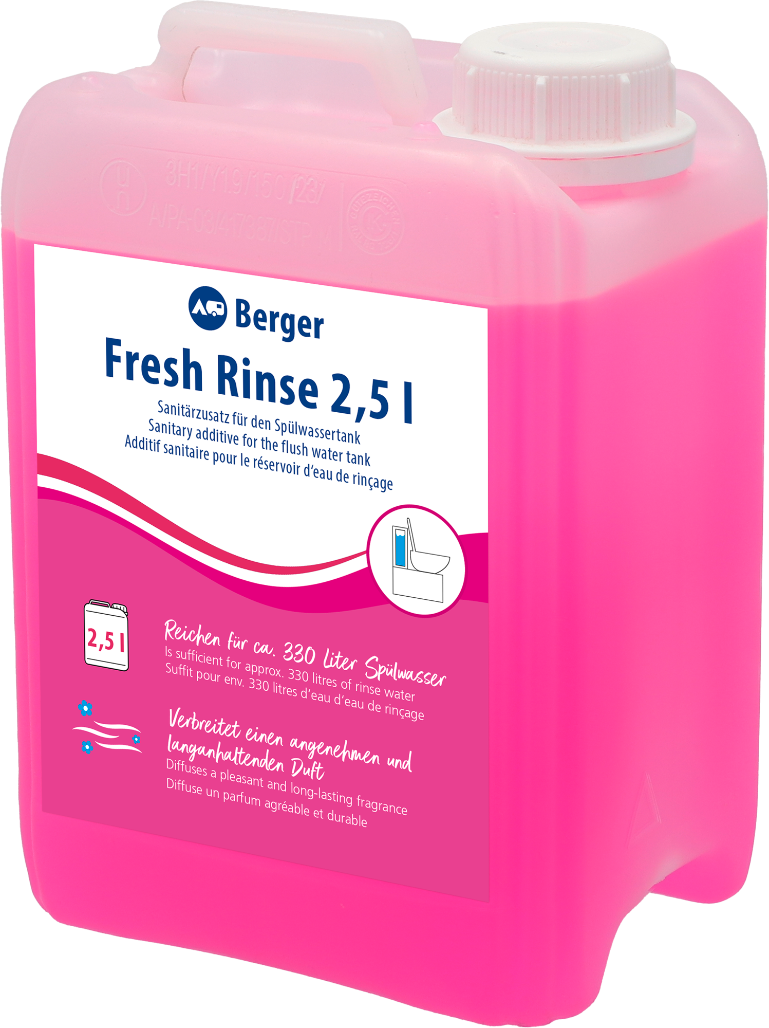 Berger Fresh Rinse Spülwasserzusatz 2,5 Liter