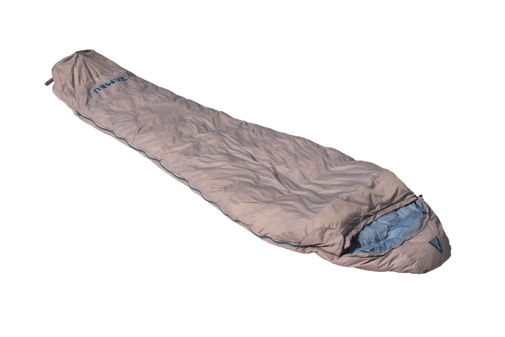 Tambu Momi Mumienschlafsack 230 x 80 cm grau / blau