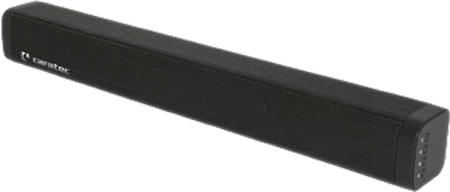 ec CAS102 Audio Soundbar für Wohnmobil-TV-Geräte / Smartphone mit Klinkenstecker inklusive TV Halterung
