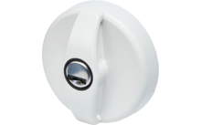 STS tank cap closure for fresh water, with ventilation, STS/Zadi cyl. 1 cyl./2 keys, signal white