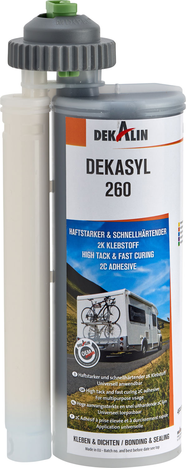 Dekalin Dekasyl 260 Schwarz Dicht- und Klebmasse 490 ml