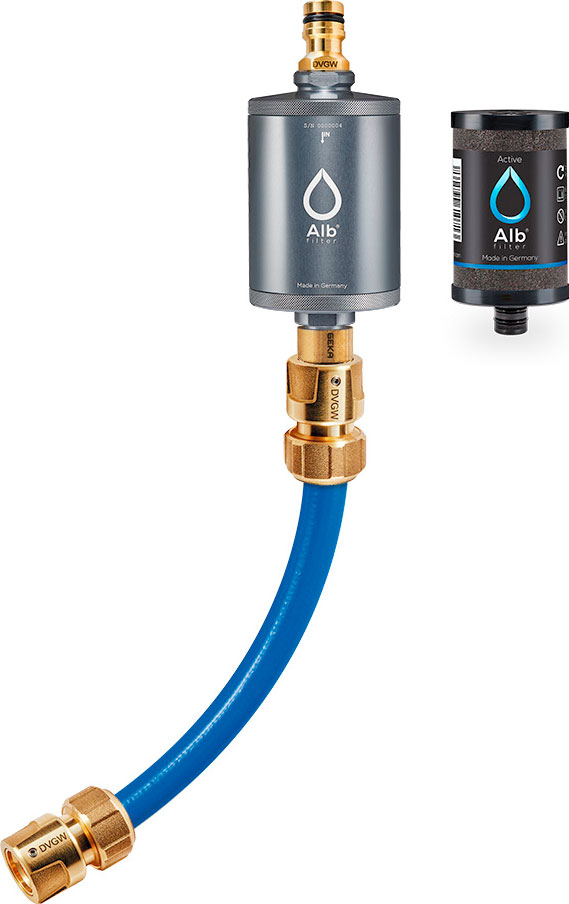 Alb Filter MOBIL Active Trinkwasserfilter - Mit GEKA Anschluss - Titan