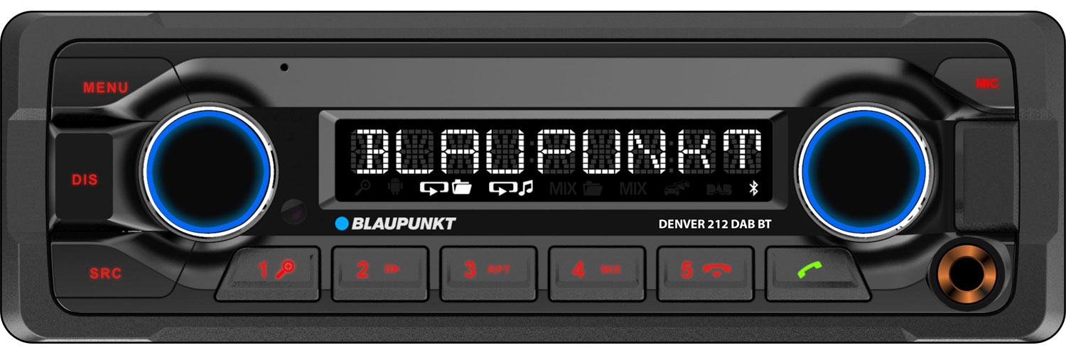 Blaupunkt Denver 212 DAB BT DAB+ Radio inkl. Bluetooth-Freisprecheinrichtung