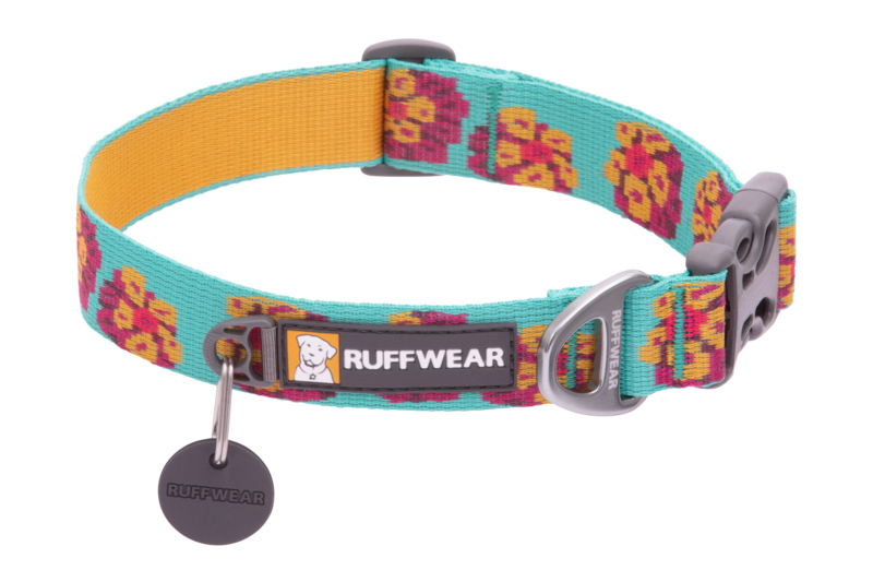 Ruffwear Flat Out Hundehalsband 51 - 66 cm spring burst